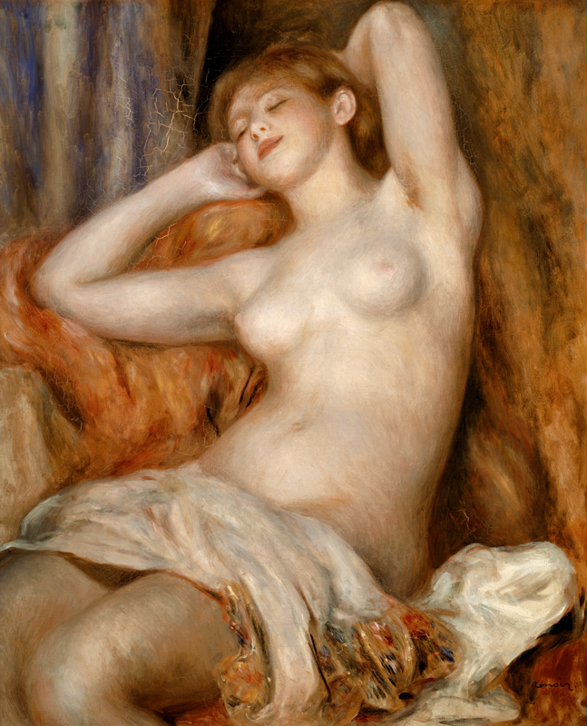 Schlafende Baigneuse von Pierre-Auguste Renoir