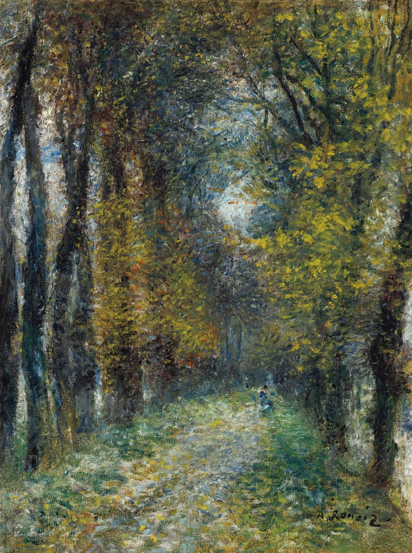 Die bedeckte Allee von Pierre-Auguste Renoir