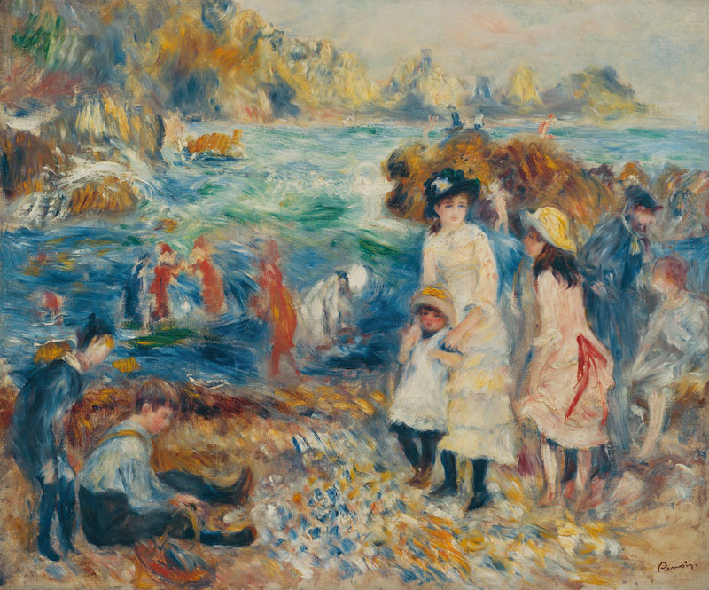 Enfants au bord de la mer von Pierre-Auguste Renoir