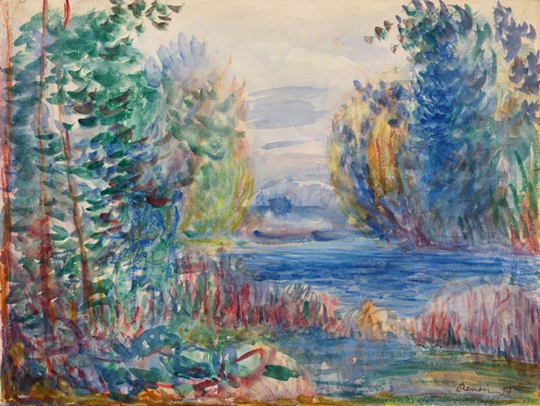 Flusslandschaft von Pierre-Auguste Renoir