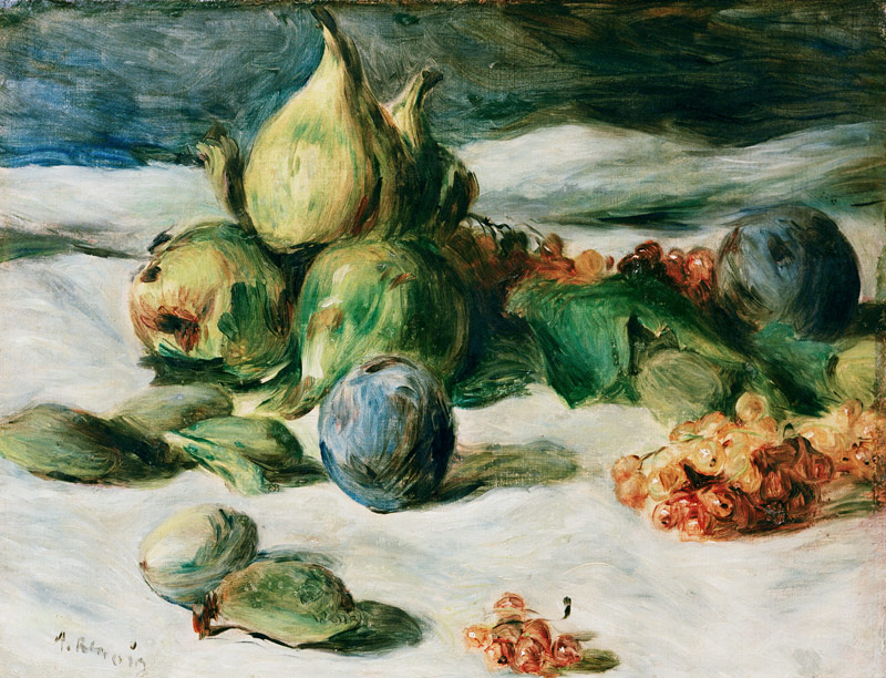 Fruit still life / c.1869/70 von Pierre-Auguste Renoir