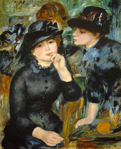 Girls in Black von Pierre-Auguste Renoir
