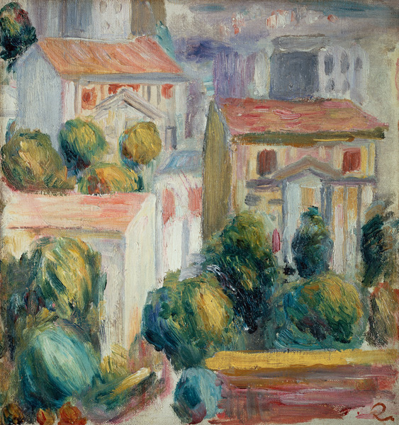 House at Cagnes von Pierre-Auguste Renoir