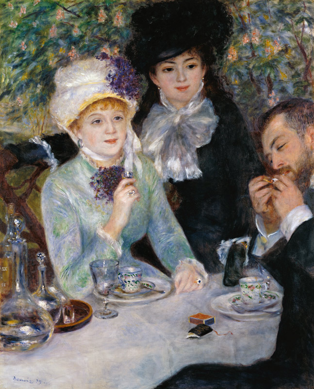 Nach dem Mittagessen (La fin du déjeuner) von Pierre-Auguste Renoir