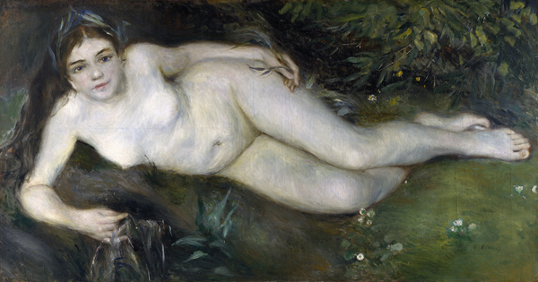Nymphe am Bach von Pierre-Auguste Renoir