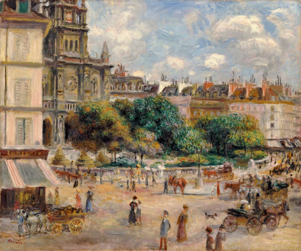 Place De La Trinite von Pierre-Auguste Renoir
