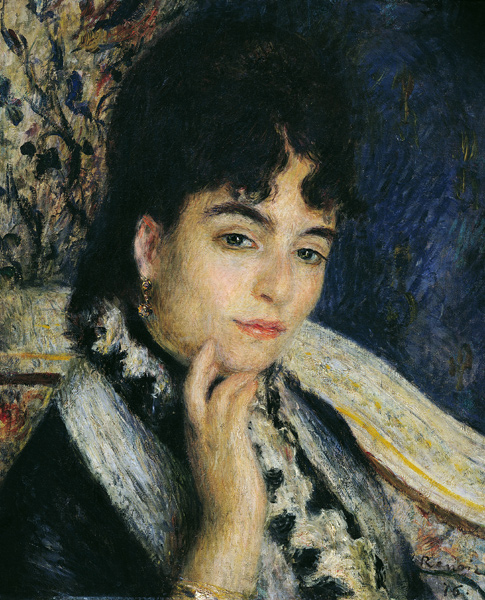 Portrait of Madame Alphonse Daudet (1844-1940) von Pierre-Auguste Renoir