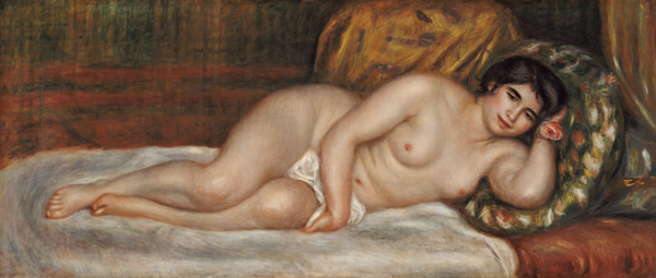 Reclining Bather von Pierre-Auguste Renoir