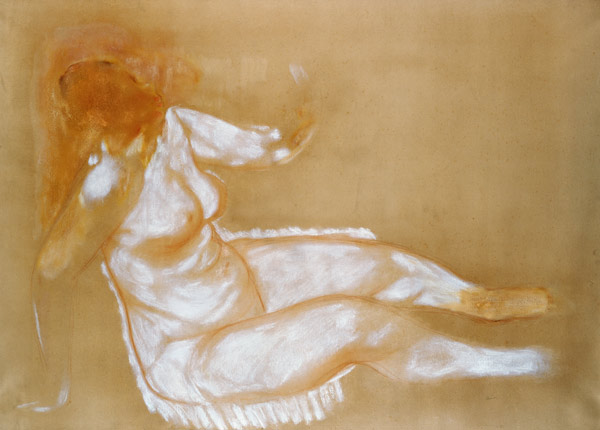 Study of a Seated Nude von Pierre-Auguste Renoir