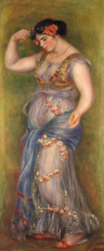 Tanzendes Mädchen mit Kastagnetten von Pierre-Auguste Renoir