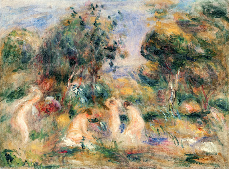 Die Badenden von Pierre-Auguste Renoir