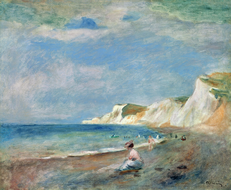 The Beach at Varangeville von Pierre-Auguste Renoir