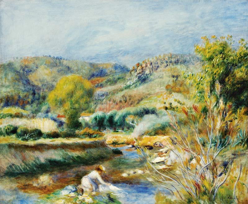 The Washerwoman von Pierre-Auguste Renoir