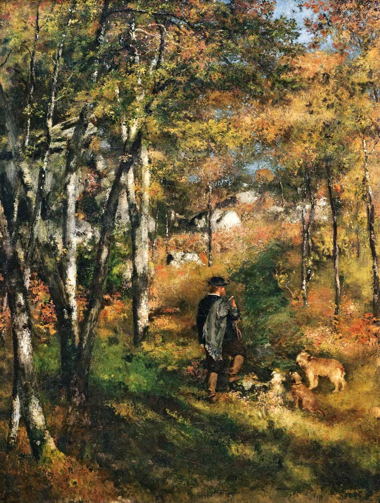 The painter Jules Le Coeur von Pierre-Auguste Renoir