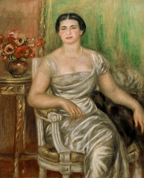 A.Renoir, Alice Vallières-Merzbach von Pierre-Auguste Renoir