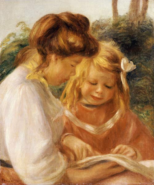 The Alphabet, Jean And Gabrielle von Pierre-Auguste Renoir