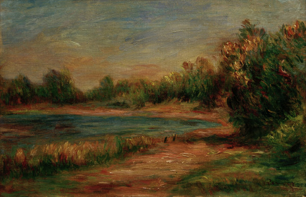 A.Renoir, Landschaft in Guernesey von Pierre-Auguste Renoir