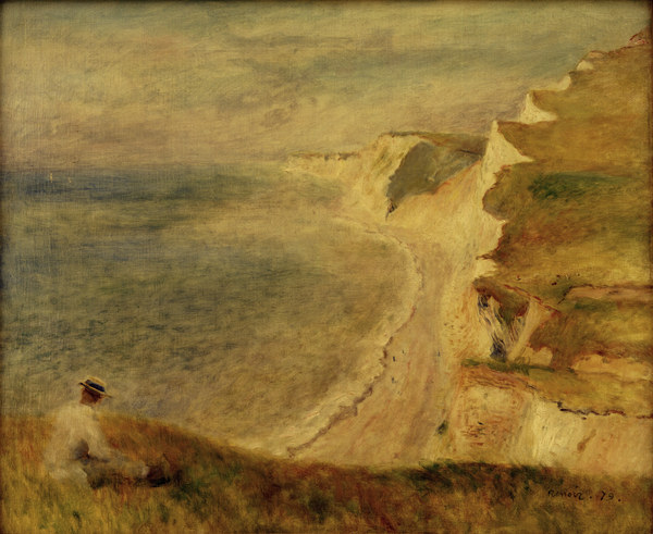 A.Renoir, Steilküste bei Pourville von Pierre-Auguste Renoir