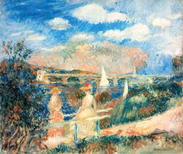 The banks of the Seine at Argenteuil von Pierre-Auguste Renoir