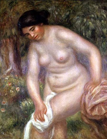 Bather drying herself von Pierre-Auguste Renoir