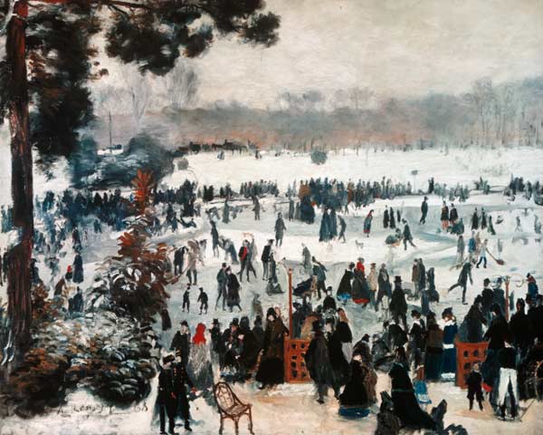Wintervergnügen im Bois de Boulogne von Pierre-Auguste Renoir