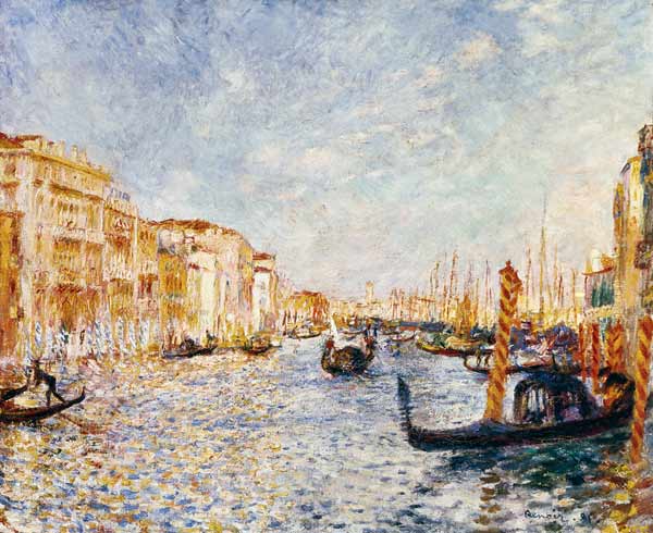 Renoir / Canal Grande in Venice / 1881 von Pierre-Auguste Renoir