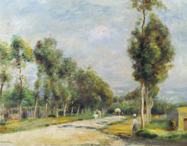 Chaussee bei Louvecienne von Pierre-Auguste Renoir