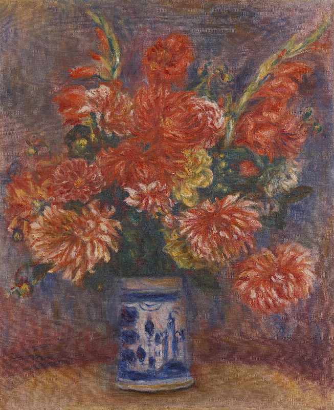 Dahlien von Pierre-Auguste Renoir