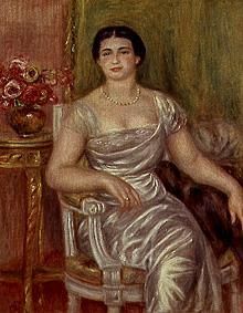 Die Dichterin Alice Vallière von Pierre-Auguste Renoir