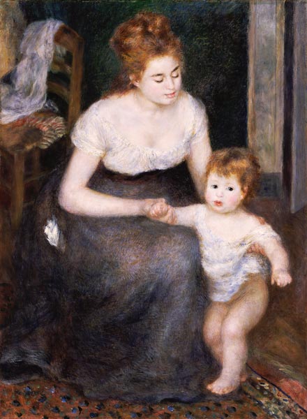 Die ersten Schritte von Pierre-Auguste Renoir
