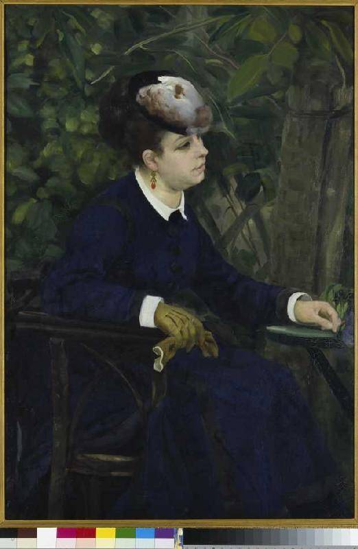 Femme à la Mouette (mit dem Mövenhut) von Pierre-Auguste Renoir