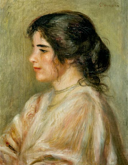 Gabrielle im Profil von Pierre-Auguste Renoir