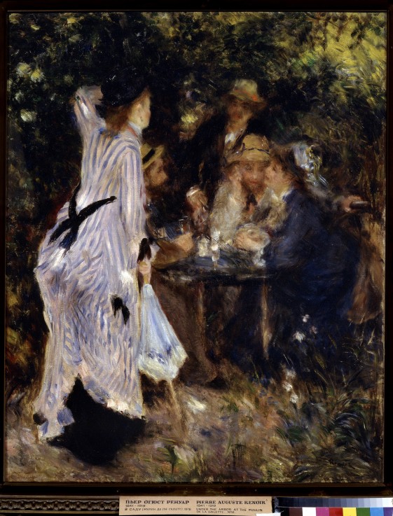 Im Garten (In der Gartenlaube des Moulin de la Galette) von Pierre-Auguste Renoir