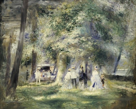 In the Park at Saint-Cloud von Pierre-Auguste Renoir