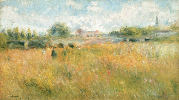 Renoir / Landscape at the Seine / 1879 von Pierre-Auguste Renoir