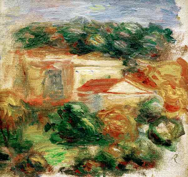 P.-A.Renoir, Landschaft am Mittelmeer von Pierre-Auguste Renoir