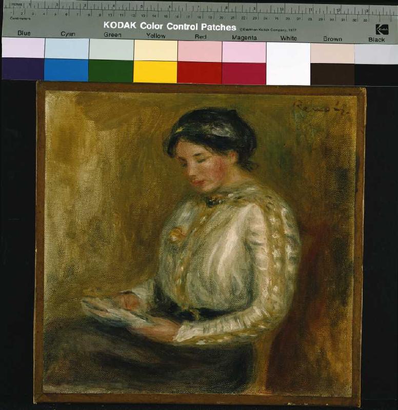 Lesende. von Pierre-Auguste Renoir