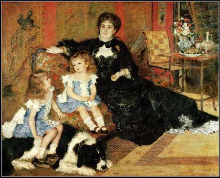 Madame Georges Charpentier and her Children von Pierre-Auguste Renoir