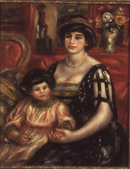 Madame Josse Bernheim-Jeune and her Son Henry von Pierre-Auguste Renoir