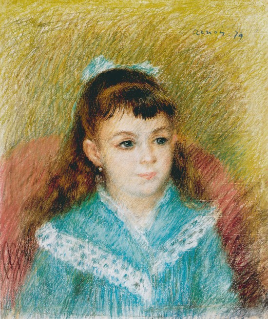 Mädchenbildnis (Elisabeth Maître) von Pierre-Auguste Renoir
