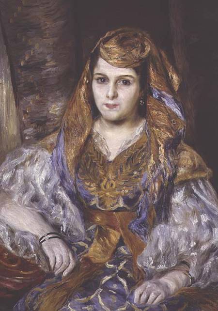 Mme. Clementine Stora in Algerian Dress, or Algerian Woman von Pierre-Auguste Renoir