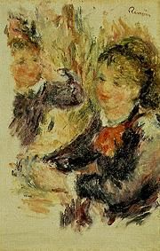 Bei der Modistin von Pierre-Auguste Renoir