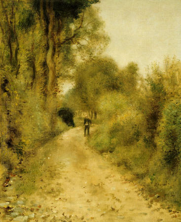 On The Path von Pierre-Auguste Renoir
