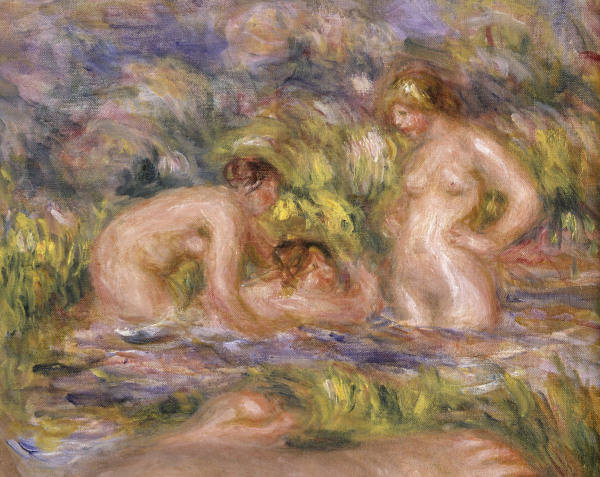 A.Renoir, Badende / 1918-19 / Ausschnitt von Pierre-Auguste Renoir