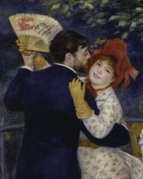 A.Renoir, Tanz auf dem Lande / 1883/Det. von Pierre-Auguste Renoir