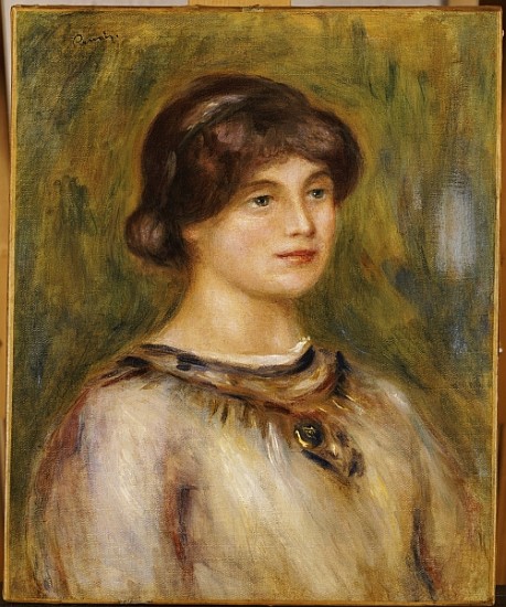 Portrait of Marie Lestringuez von Pierre-Auguste Renoir