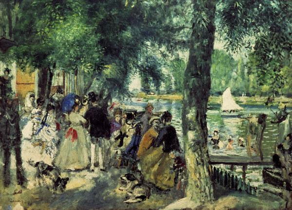 Renoir / Bath in the Seine / 1869 von Pierre-Auguste Renoir