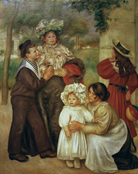 Renoir / La famille d artiste / 1896 von Pierre-Auguste Renoir