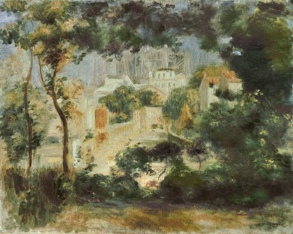 Renoir / Sacre Coeur, Paris / c.1896 von Pierre-Auguste Renoir