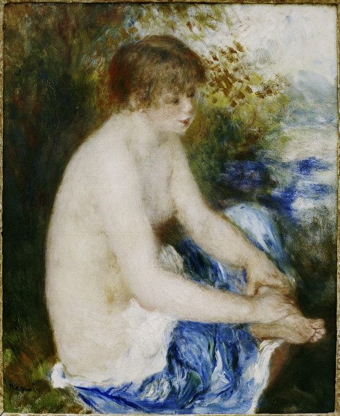 Renoir / Small blue nude / 1878/79 von Pierre-Auguste Renoir